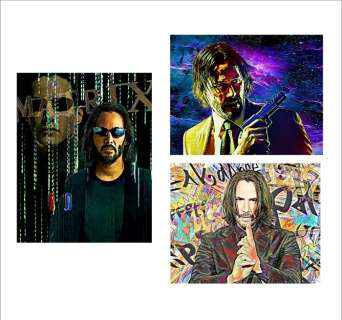 Raffaele De Leo - New John Wick 47x55 7/15 4/10 e 8/25 2021 Giclèe digital print. | Catawiki