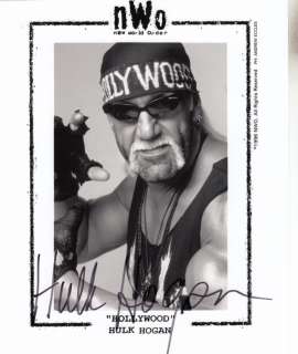 Wrestling Legend - Hulk Hogan - NWO "Hollywood" Autograph - Originally Signed Maxi-Promo-Photo | Catawiki
