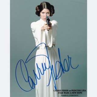 Star Wars - Signed by Carrie Fisher (+) (Princess Leia) | Catawiki