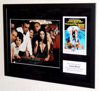 James Bond 007: Diamonds Are Forever - Lana Wood (Plenty O‘Toole) Premium Framed, signed, Certificate of Authenticity