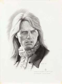 Lot 963 - Pair of concept artwork portraits of Tom Cruise as “Lestat” from Interview with the Vampire