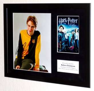 Harry Potter - Robert Pattinson (Cedric Diggory) Premium Framed, signed, Certificate of Authenticity | Catawiki