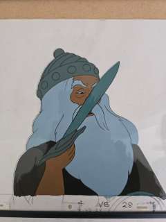 Ralph Baksh - Original Animation Cel of Gandalf from Ralph Bakshi’s "The Lord of the Rings" (1978) | Catawiki