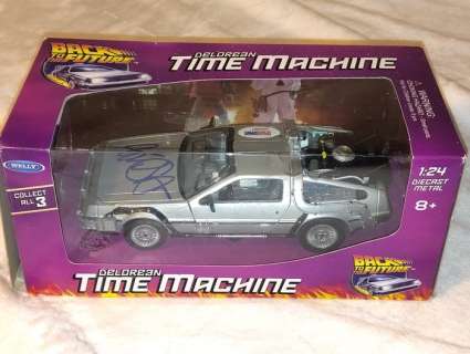 Back to the Future - Michael J Fox (Marty McFly) Signed DeLorean Model Car - with PSA/DNA COA | Catawiki
