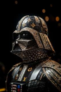 Artxlife - Swarovski Vuitton Gold Vader [XXL] | Catawiki