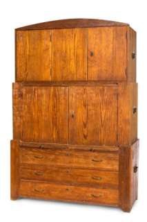 A Baltic pine campaign side cabinet, used in the film, The Water Diviner (2014), late 19th/early 20th century | Smith&Singer