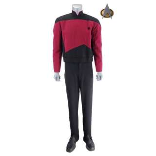 Star Trek: Picard Seasons 1 & 2 - Lot 7 - Jean-Luc Picard Stunt 2360s Starfleet Uniform with Production-Quality Replica Combadge