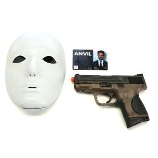 MARVEL‘S THE PUNISHER (T.V. SERIES, 2017-2019) - Lot 202 - Billy Russo‘s Jigsaw Camera Test Mask, Stunt Handgun, and Anvil ID