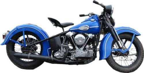 Sons of Anarchy | Jax’s FINAL RIDE Blue 1946 Harley-Davidson | ScreenBid