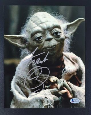 Star Wars - Frank Oz "Yoda" - Signed 8x10 Photo - Beckett COA (C91372) | Catawiki