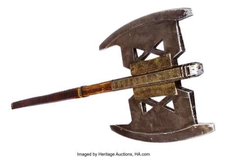 Brett Beattie "Gimli" screen-used hero Battle Axe from The Lord of the Rings trilogy. ... | Profiles in History