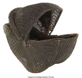 "Baby Oswald" bassinet from Batman Returns....