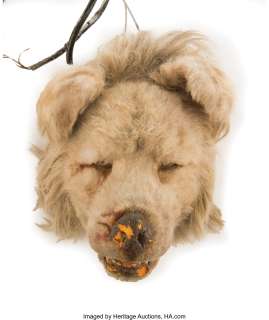 Animatronic Dog Head prop from Pet Sematary II....