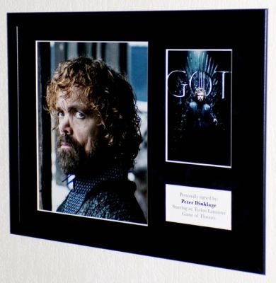 Game of Thrones - Peter Dinklage (Tyrion Lannister) Premium Framed, signed + Certificate of Authenticity | Catawiki