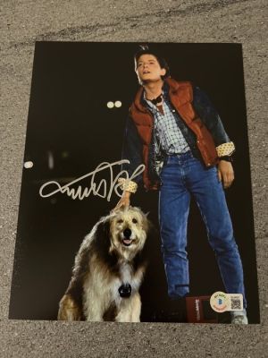 Back to the Future - Part II - Signed by Michael J. Fox (Marty) - 8x10" - with Beckett COA | Catawiki