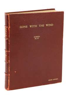 DAVID O. SELZNICK’S GONE WITH THE WIND PRESENTATION SCRIPT FOR SCREENWRITER SIDNEY HOWARD | Profiles in History