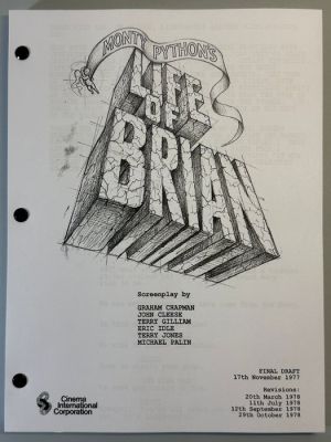 Monty Python’s Life of Brian (1979) - Final Draft Screenplay - Cinema International Corporation | Catawiki