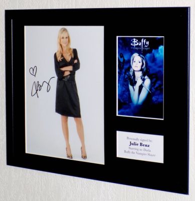 Buffy, the Vampire Slayer - Julie Benz (Darla) Premium Framed, signed + Certificate of Authenticity