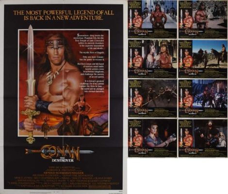 uknown - Conan the Destroyer - Original US One Sheet & Lobby Cards Set 1984 | Catawiki