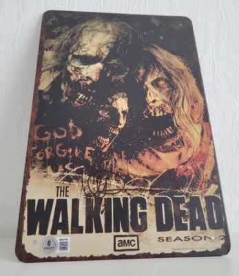 The Walking Dead - Charlie Adlard (Comics book Artist) - Autograph, Metal Plate With Beckett COA | Catawiki