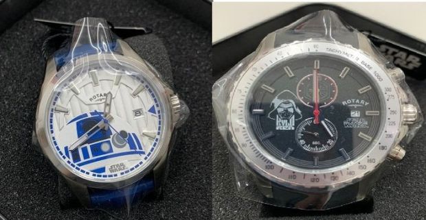 Star Wars - R2-D2 41.5mm, KYLO REN 44.0mm - Rotary | Catawiki