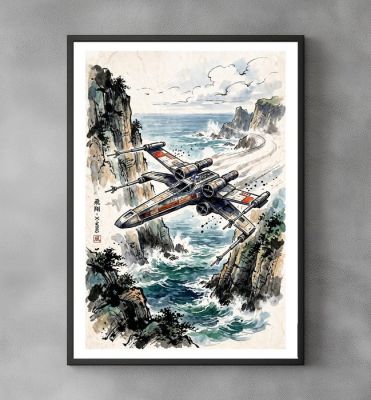 Star Wars - The Silent Squadron - X-Wing Star Wars - Signed and Numeroted 6/10 - Sato Hageshi | Catawiki
