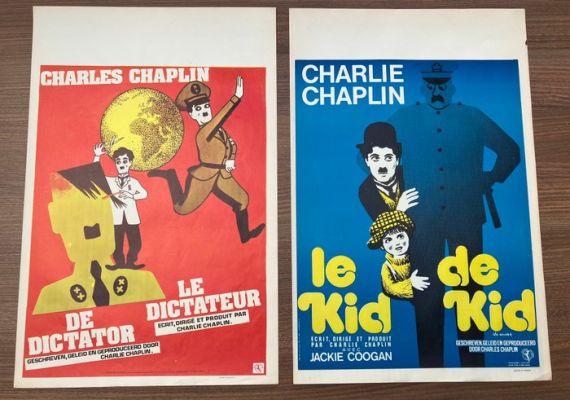 The Great Dictator & The Kid - Charlie Chaplin 1972 reprints | Catawiki