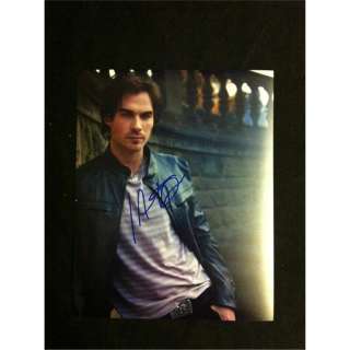 Lot 835 - The Vampire Diaries Photo Signed by Ian Somerhalder