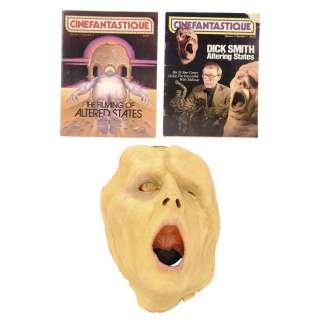 ALTERED STATES (1980) - Lot 553 - Eddie Jessup‘s (William Hurt) SFX Altered Makeup Appliance with Cinefantastique Magazines