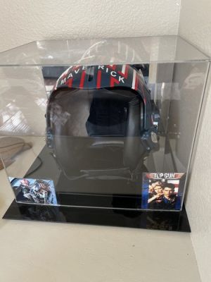 Tom Cruise Original Maverick Helmet screen used With Collectors Case. | eBay US