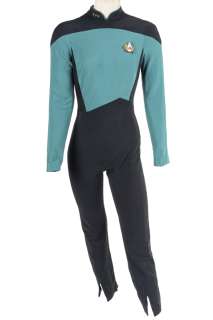 Lot 219 - MARINA SIRTIS "DEANNA TROI" TNG-STYLE STARFLEET UNIFORM FROM STAR TREK: ENTERPRISE