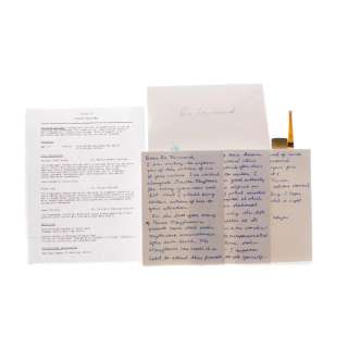 Fargo Dr David Harvard Stephen Spencer Screen Used Lighter Cigarette Holder Resume & Letters W/ Envelope Ss 4 | VIP Fan Auctions