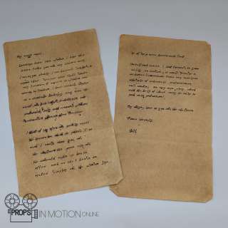 Bill (2015) Letter from William ’Bill’ Shakespeare (02403) | Props In Motion Online