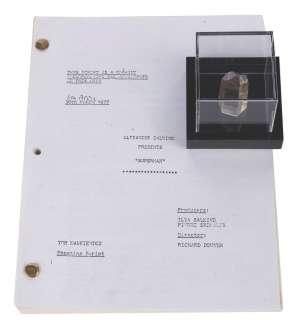 A Superman: The Movie Crystal Prop & Script. | Van Eaton Galleries