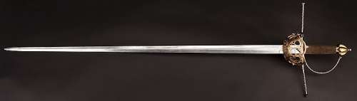 Lot 544 - Leonardo DiCaprio hero sword from The Man in the Iron Mask.