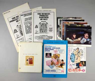 Pink Panther / Peter Sellers related items including The Pink Panther Strikes Again revised script… | Ewbank’s