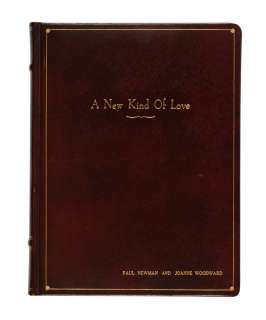 "A New Kind of Love" | Bound presentation script incorporating photographic stills | Sotheby’s