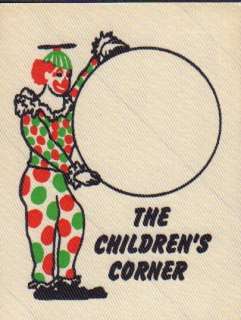 Lot 112 - Chucky Childs play prop cloth lable