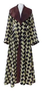 Lot 123 - KATHARINE HEPBURN: "ADAM‘S RIB" "AMANDA BONNER" CHECKERED ROBE (WITH DVD)