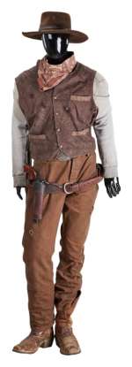 Lot 840 - THE MAGNIFICENT SEVEN: CHRIS PRATT "JOSH FARADAY" COSTUME (WITH DVD)