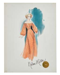 Lot 514 - THE LOVE BOAT: LAUREN TEWES NOLAN MILLER SIGNED COSTUME SKETCH