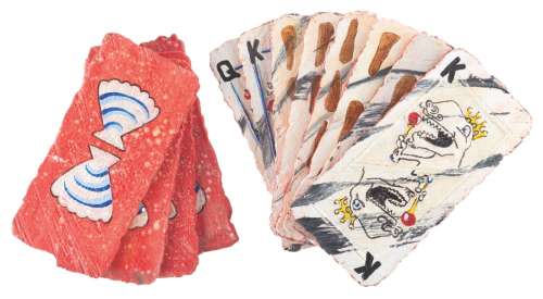 A Collection of "The Flintstones" Red Playing Card Props. | Van Eaton Galleries