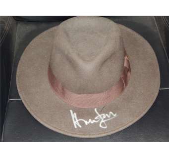 Indiana Jones limited edition repro by the original makers of his hat SIGNED with a GORGEOUS in pers | Piece of the Past