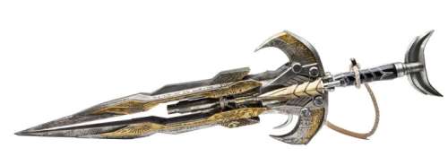 Lot 139 - TRANSFORMERS - AGE OF EXTINCTION | MARK WAHLBERG "CADE YEAGER" HERO BATTLE SWORD (WITH DVD)