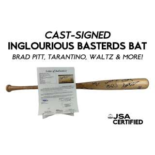 Inglourious Basterds Cast Signed Bat - Brad Pitt , Tarantino & Cast - JSA Certified! | misc / divers