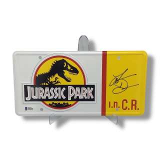Jurassic Park License Plate | Signed by Laura Dern | misc / divers