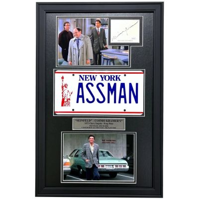 Michael Richards Seinfeld Kramer’s Signed License Plate Framed JSA COA ASSMAN | Activity Auctions