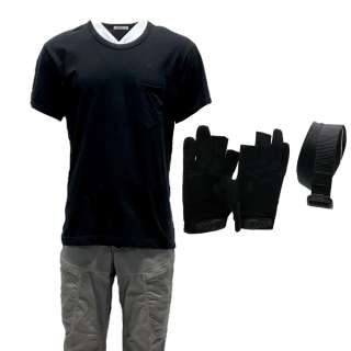 The Terminal List James Reece Chris Pratt Screen Worn Short Sleeve Shirt, Button-Front Pants, Belt & Gloves Ep 104 - Lot #48 - The Terminal List James Reece Chris Pratt Screen Worn Short Sleeve Shirt, Button-Front Pants, Belt & Gloves Ep… | VIP Fan Auctions