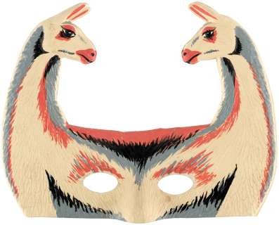 DOCTOR DOLITTLE & PUSHMI-PULLYU COLLEGEVILLE HALLOWEEN MASK PROTOTYPE PAIR & BOXED COSTUME. | Hake’s