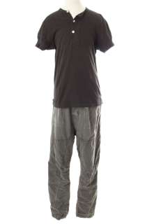 The Girl with the Dragon Tattoo | Lisbeth Salander Hero Black Henley & Gray Cargo Pants Costume from The Girl with the Dragon Tattoo | Blacksparrow